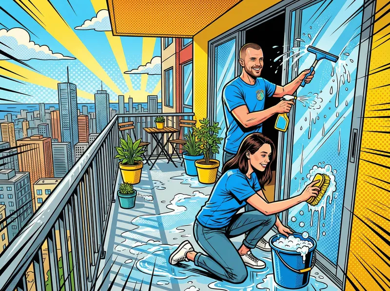 Balcony Cleaning
