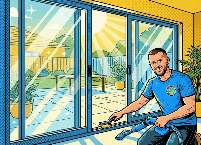 Sliding Glass Door Cleaning (Glass inside & out, per door)