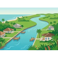 Riverview illustration